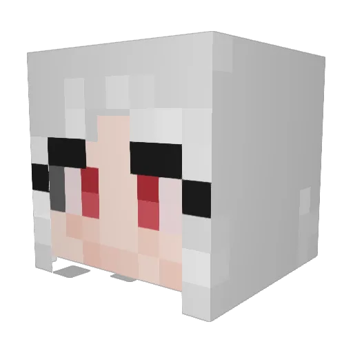 currykar Minecraft avatar head, 3D render