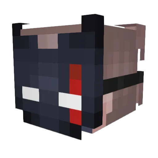 curryman9513 Minecraft avatar head, 3D render