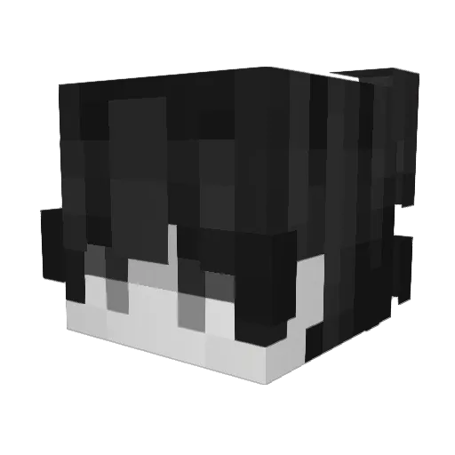 curse0123 Minecraft avatar head, 3D render