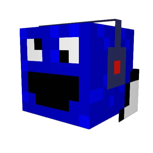 curse33 Minecraft avatar head, 3D render