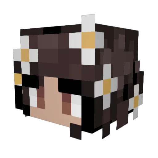 curt2k1 Minecraft avatar head, 3D render
