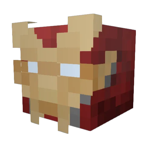curtischow816 Minecraft avatar head, 3D render