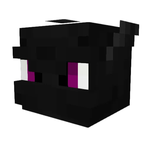 curtness Minecraft avatar head, 3D render