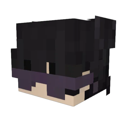 cuso69 Minecraft avatar head, 3D render