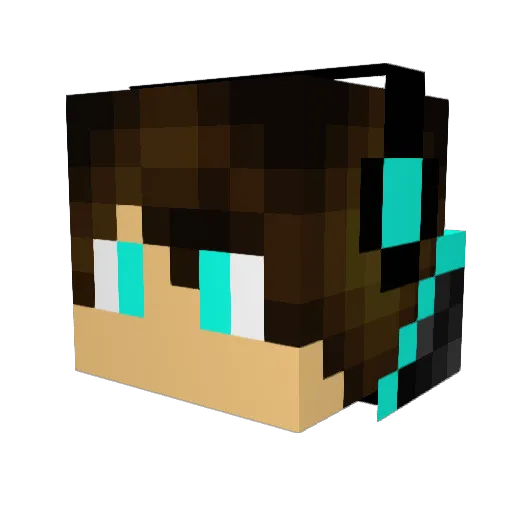 custodialmeat06 Minecraft avatar head, 3D render