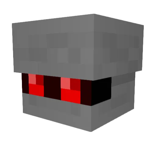 customn Minecraft avatar head, 3D render