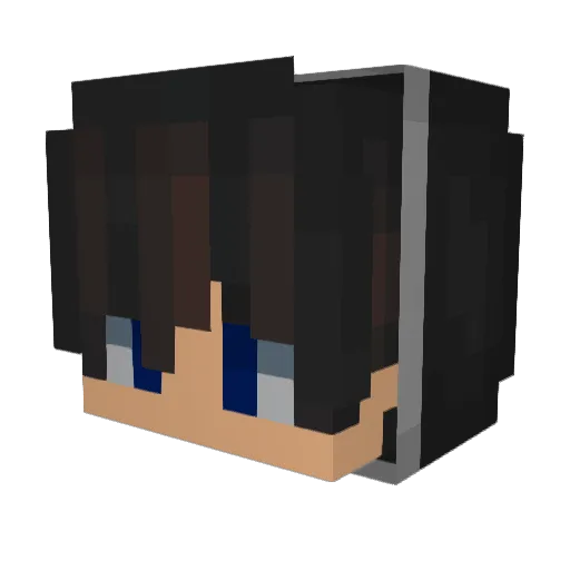 cuswing Minecraft avatar head, 3D render