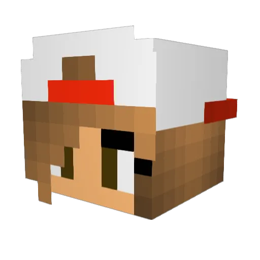 cutecreeper606 Minecraft avatar head, 3D render