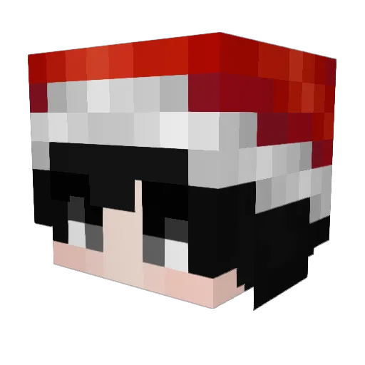 cutekittenowo Minecraft avatar head, 3D render