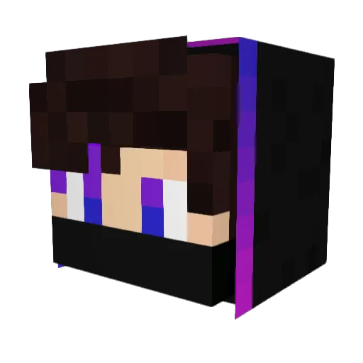 cutekittycat1 Minecraft avatar head, 3D render