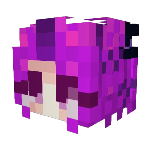 cutepanda026 Minecraft avatar head, 3D render