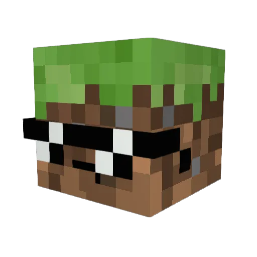 cutgrass98 Minecraft avatar head, 3D render