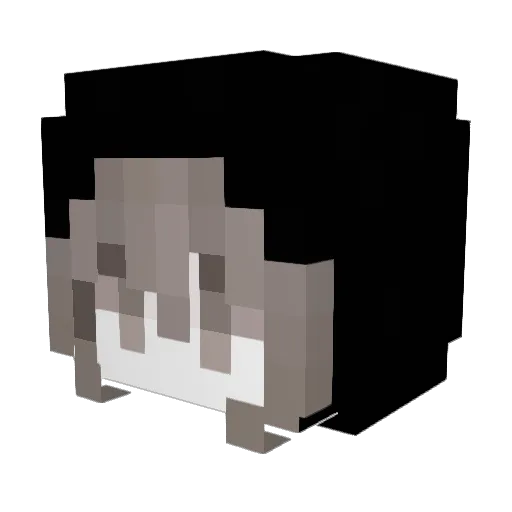 cuthv Minecraft avatar head, 3D render
