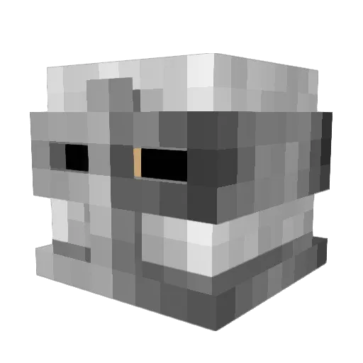cutie12 Minecraft avatar head, 3D render