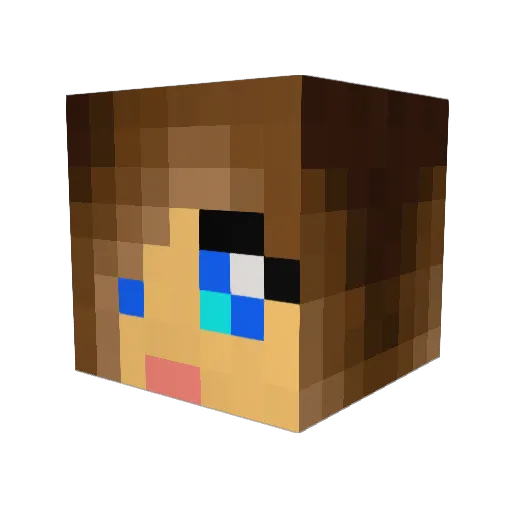 cutie_88 Minecraft avatar head, 3D render