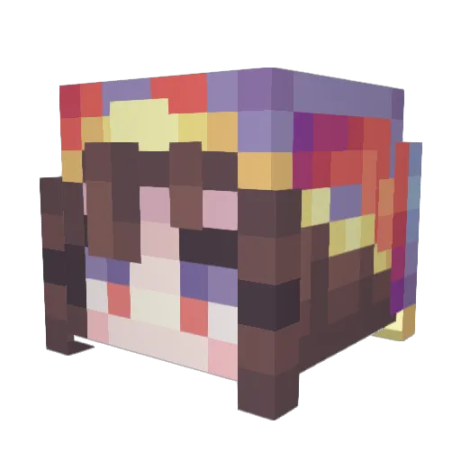 cutiecupcake97 Minecraft avatar head, 3D render
