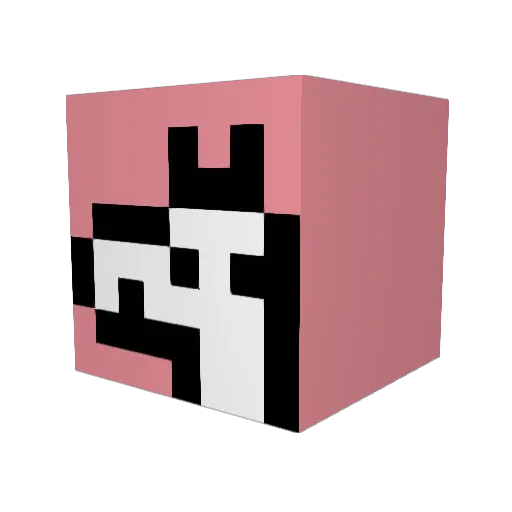 cutieizzy7 Minecraft avatar head, 3D render
