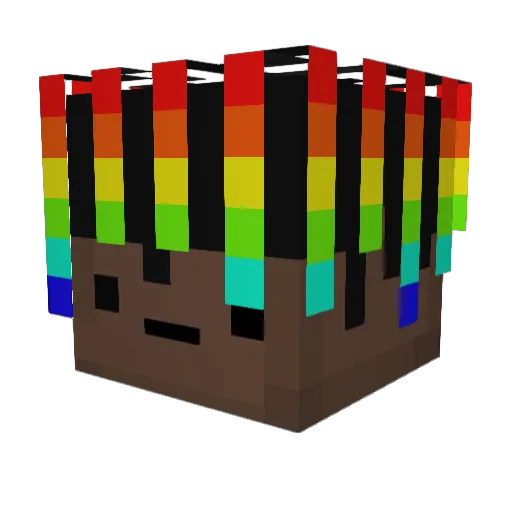 cutieorix Minecraft avatar head, 3D render