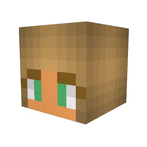 cutiepie_swag Minecraft avatar head, 3D render