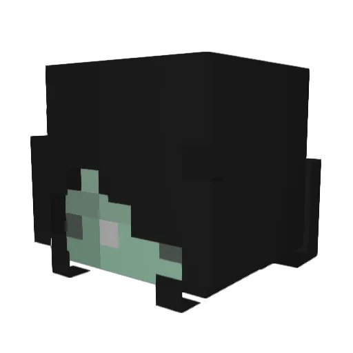 cutiepieness Minecraft avatar head, 3D render