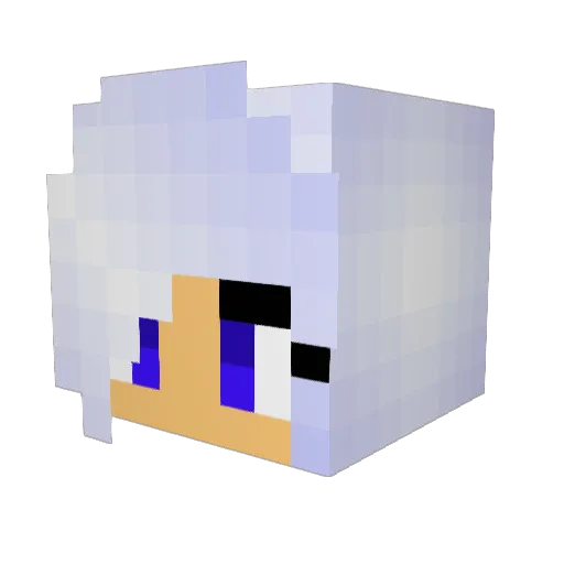 cutiy136 Minecraft avatar head, 3D render