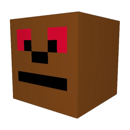 cutletxd1 Minecraft avatar head, 3D render