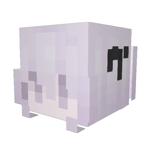 cutsex Minecraft avatar head, 3D render