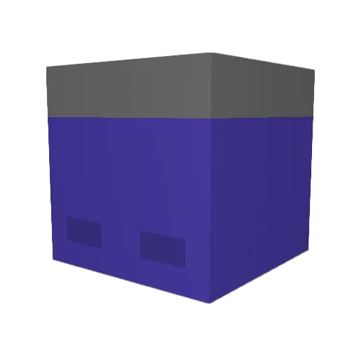 cutter_cutter Minecraft avatar head, 3D render