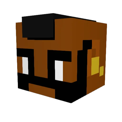 cuttlefish147 Minecraft avatar head, 3D render