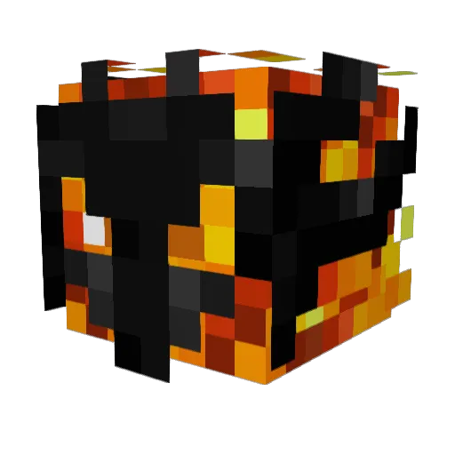 cuttlefishminer Minecraft avatar head, 3D render