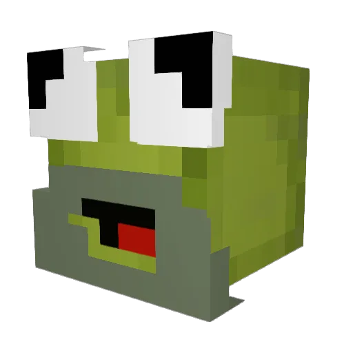 cuylernator Minecraft avatar head, 3D render