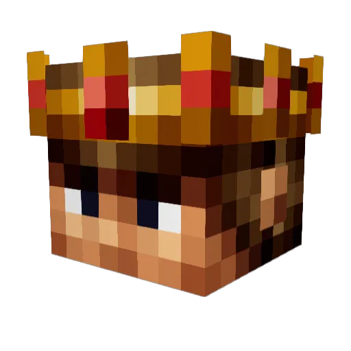 cuzabla13 Minecraft avatar head, 3D render