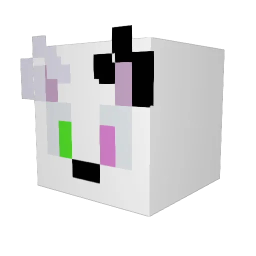 cuzzy12354 Minecraft avatar head, 3D render