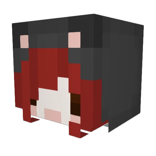 cvandy Minecraft avatar head, 3D render