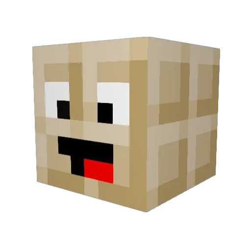 cvb_matthew Minecraft avatar head, 3D render