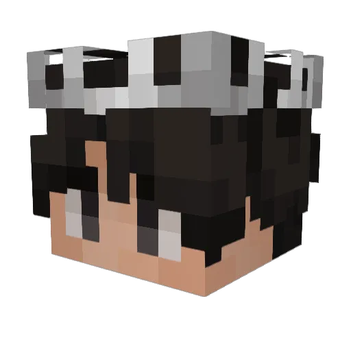 cvdy Minecraft avatar head, 3D render
