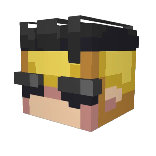 cveto4nik Minecraft avatar head, 3D render