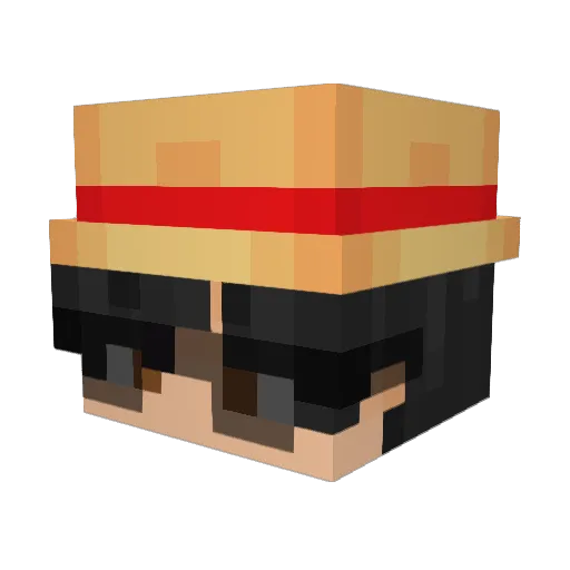 cvhriz Minecraft avatar head, 3D render
