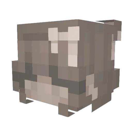cviela Minecraft avatar head, 3D render