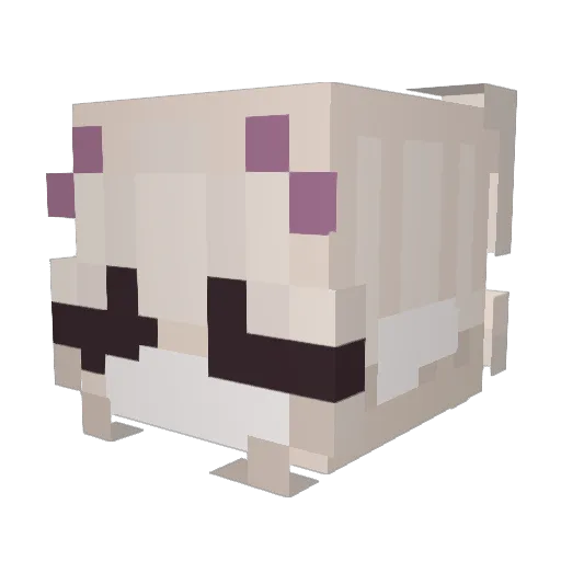 cvlineczka Minecraft avatar head, 3D render