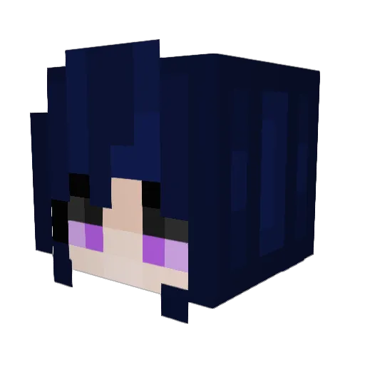 cvltt Minecraft avatar head, 3D render