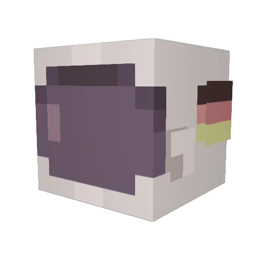 cvoq Minecraft avatar head, 3D render
