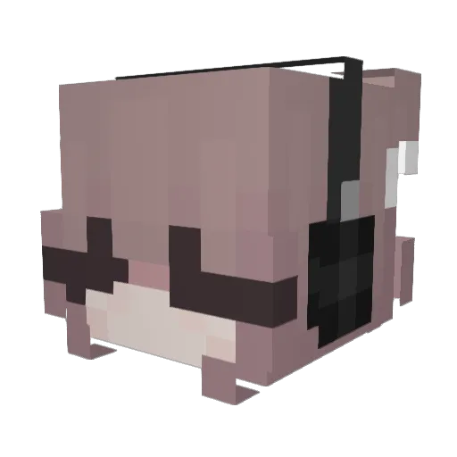 cvrrents Minecraft avatar head, 3D render