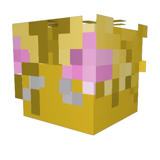 cvrtifiedd Minecraft avatar head, 3D render