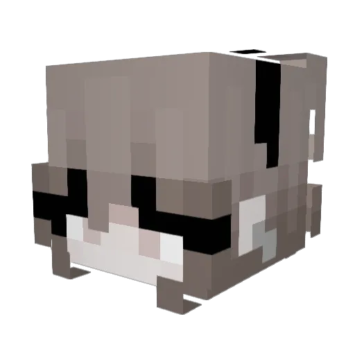 cvuti Minecraft avatar head, 3D render