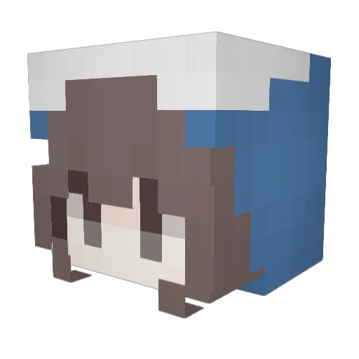 cvy04 Minecraft avatar head, 3D render