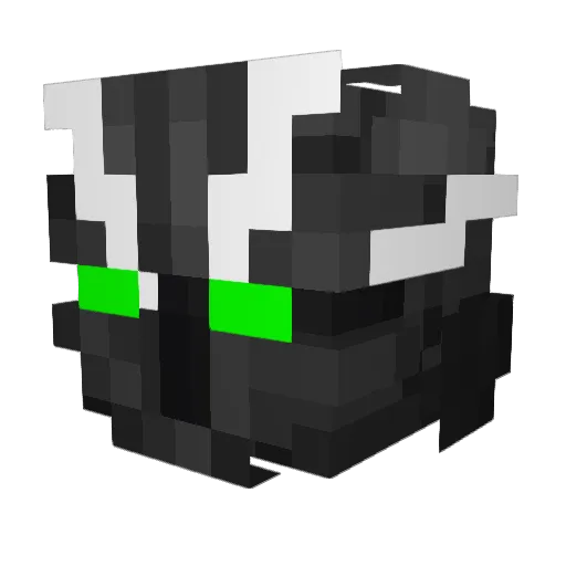 cw13_cold Minecraft avatar head, 3D render