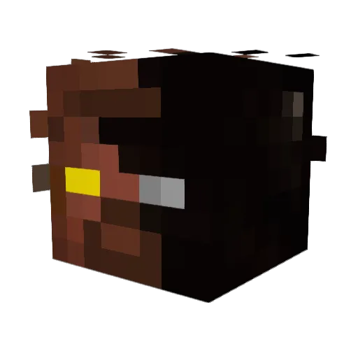 cwahn Minecraft avatar head, 3D render
