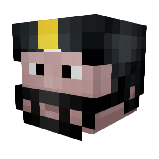 cwangus Minecraft avatar head, 3D render