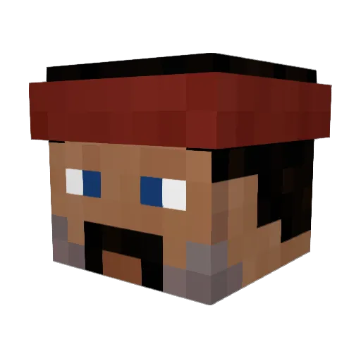 cwassall Minecraft avatar head, 3D render